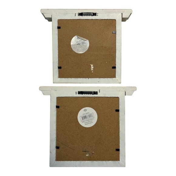 Set of 2 Lighthouse Wall Art Plaques by Dianne Lotter | Coastal Beach Decor | 8” - Picture 2 of 4